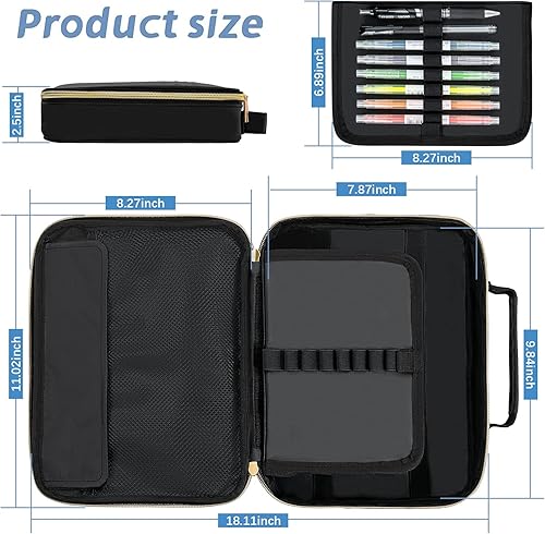 Miniatura 2 de HAWGON Funda para la Biblia para mujer, estuche de la Biblia para hombres, organizador multifuncional de papelería, organizador de estuches grandes,