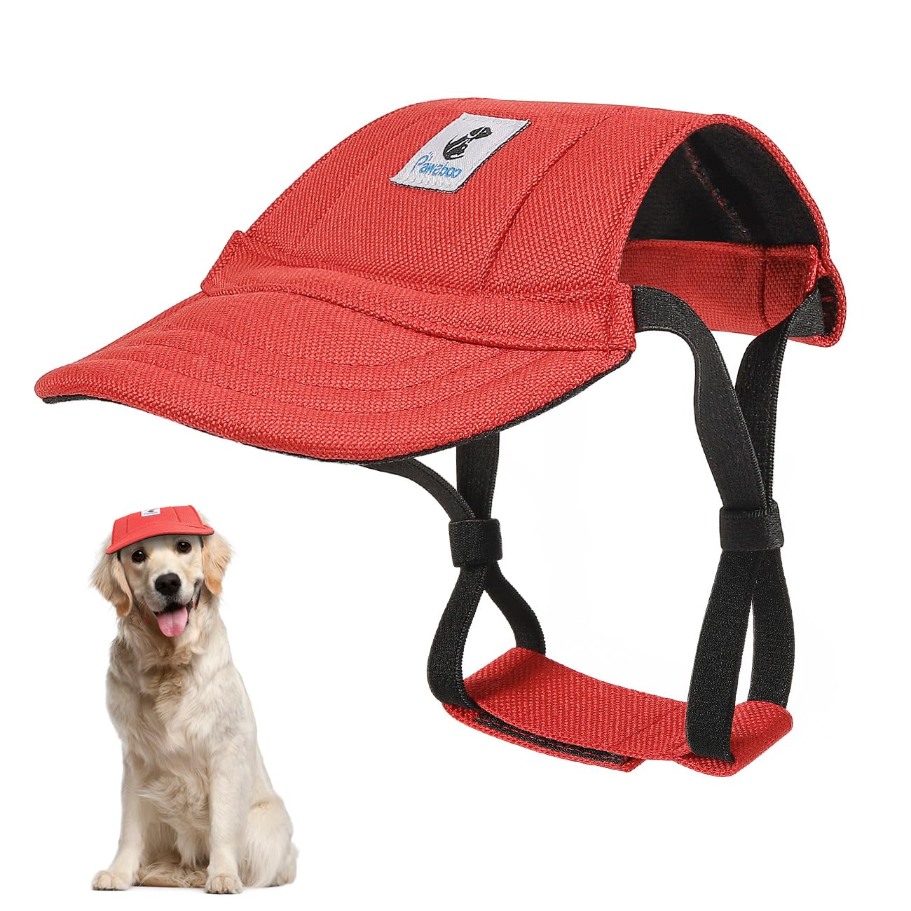 Pawaboo Dog Baseball Cap, Adjustable Dog Sun Hat Dog Outdoor Sport Baseball  Hat Cap Dog Visor Sunbonnet Outfit for Small Medium Large Dogs, Upgraded