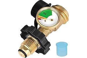 100 lb Propane Tank Adapter Converts POL to QCC1