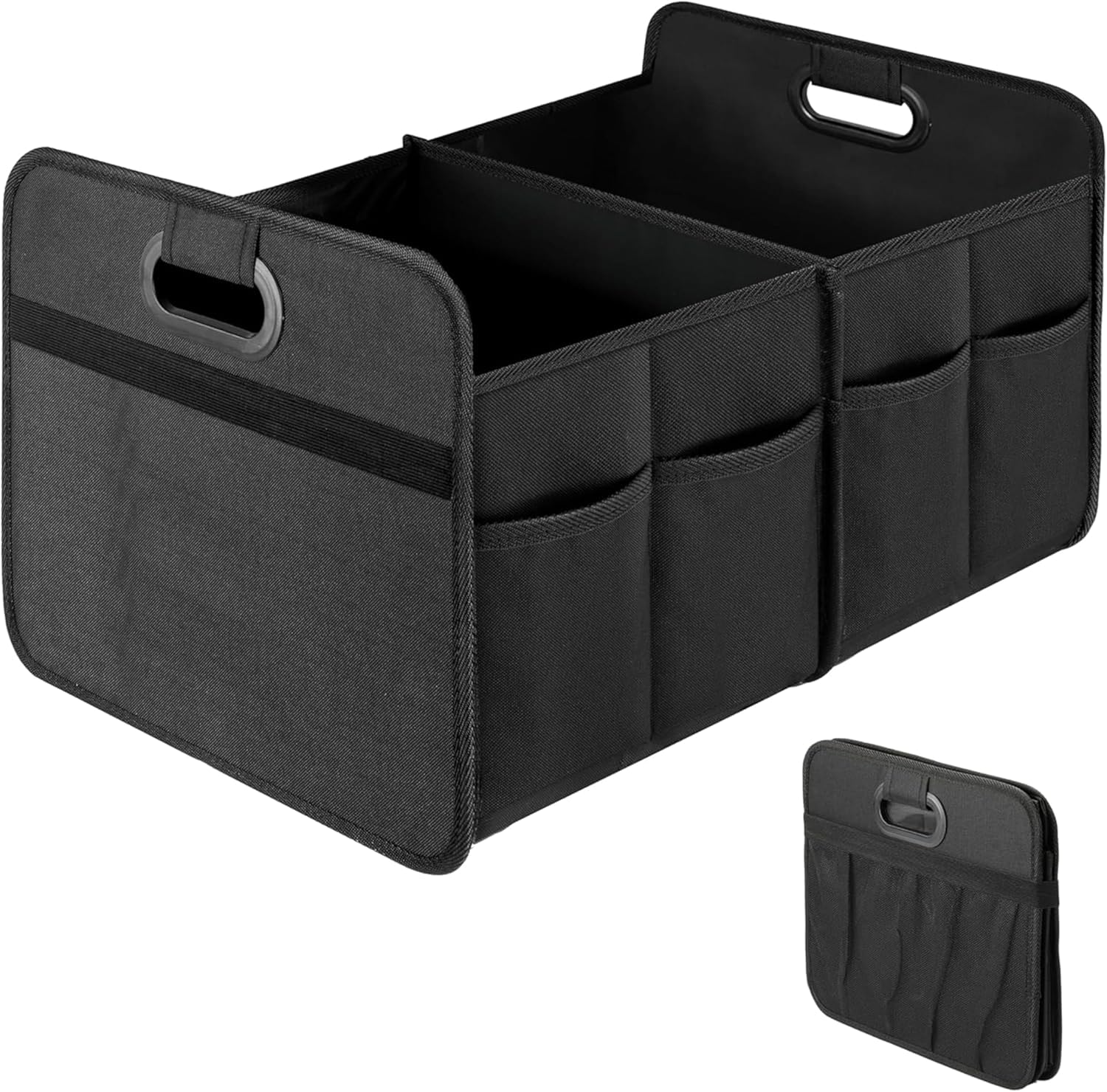 CHANGJIZUIMEI Trunk Organizer for BMW i5 G61 Touring/Kombi 2024-2025, Car Storage Box Cargo Net Organizer Heavy Duty Collapsible Grocery Holder Auto Interior Accessories