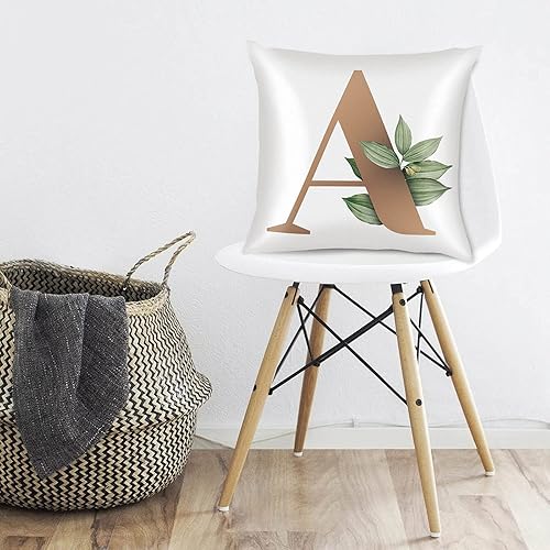 Miniatura 4 de Fundas de almohada decorativas para dormitorio, fundas de almohada modernas de 26 letras decorativas para sofá, textiles para el hogar, para sofá,