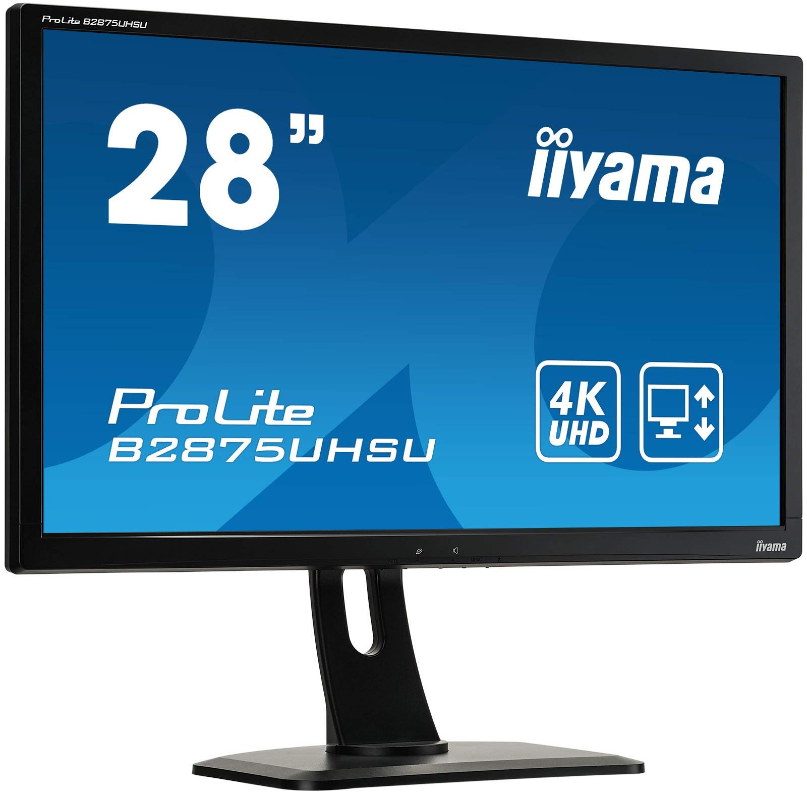 4K ProLite B2875UHSU-B1C [28インチ] iiyama B2875UHSU-B1 28-inch ProLite Height Adjustable 4K HD LED