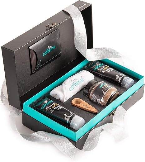 mCaffeine Moment Gift Set For Women & Men With Natural Skin Care Products | Gift Kit For All Ages & Skin Types | Best Gift To Pamper Your Loved Ones | Premium & Luxurious Gift Box