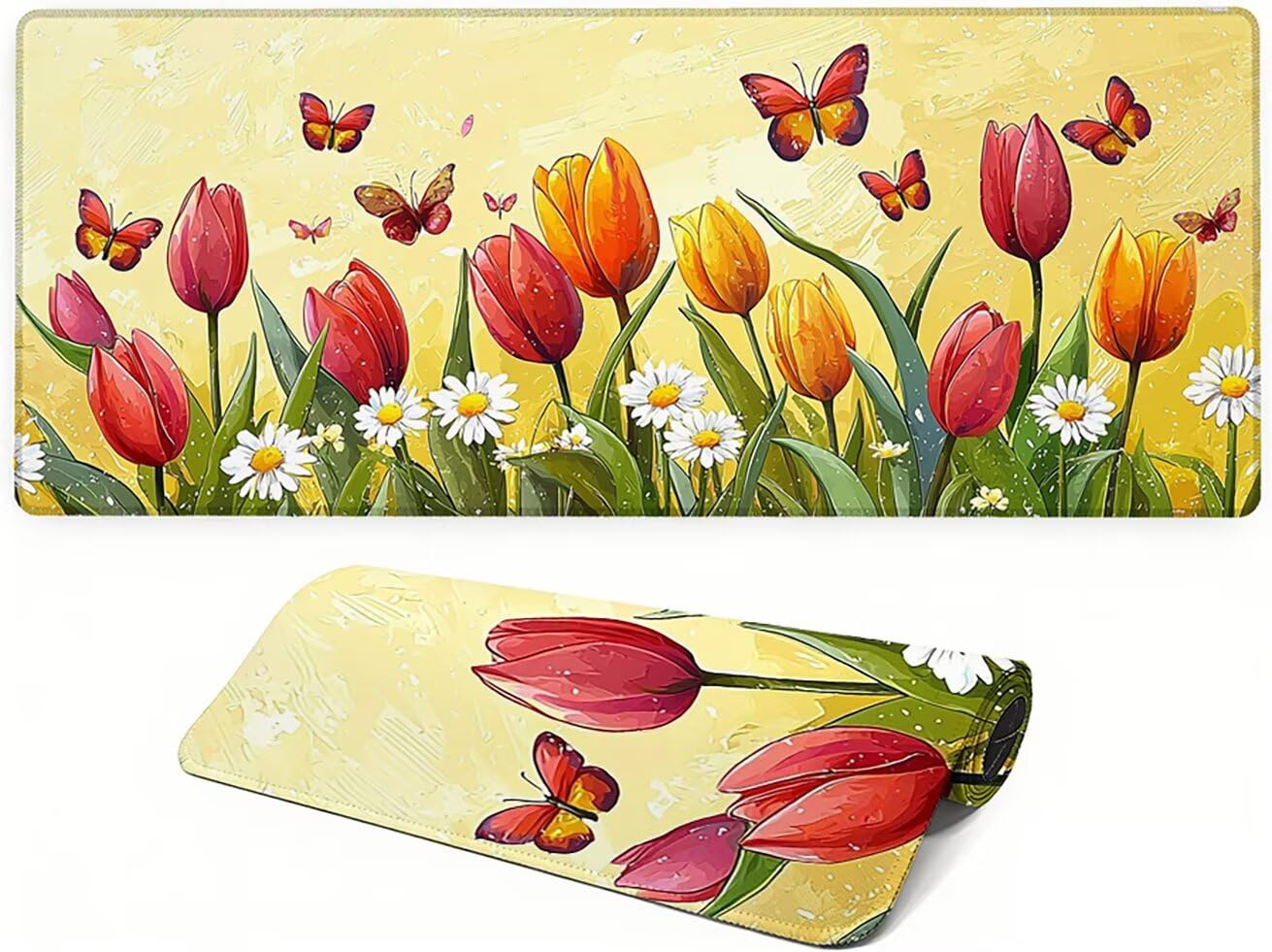 Lpfieonn Schmetterling Extended Large Desk Mat,120x60cm PF-3687