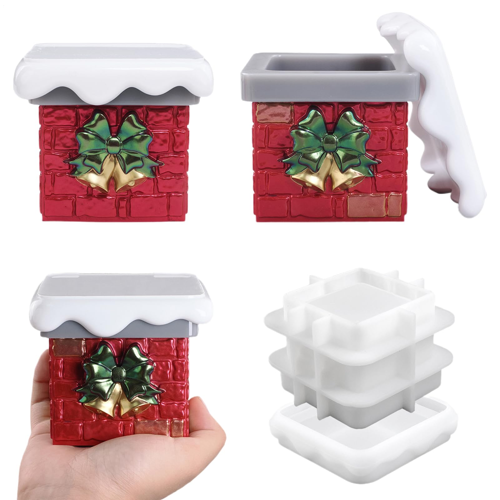 Moule en silicone résistant à la chaleur et facile à démouler pour Noël