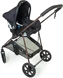 Galzerano Carrinho Napoli Travel System Preto Cobre Ptc