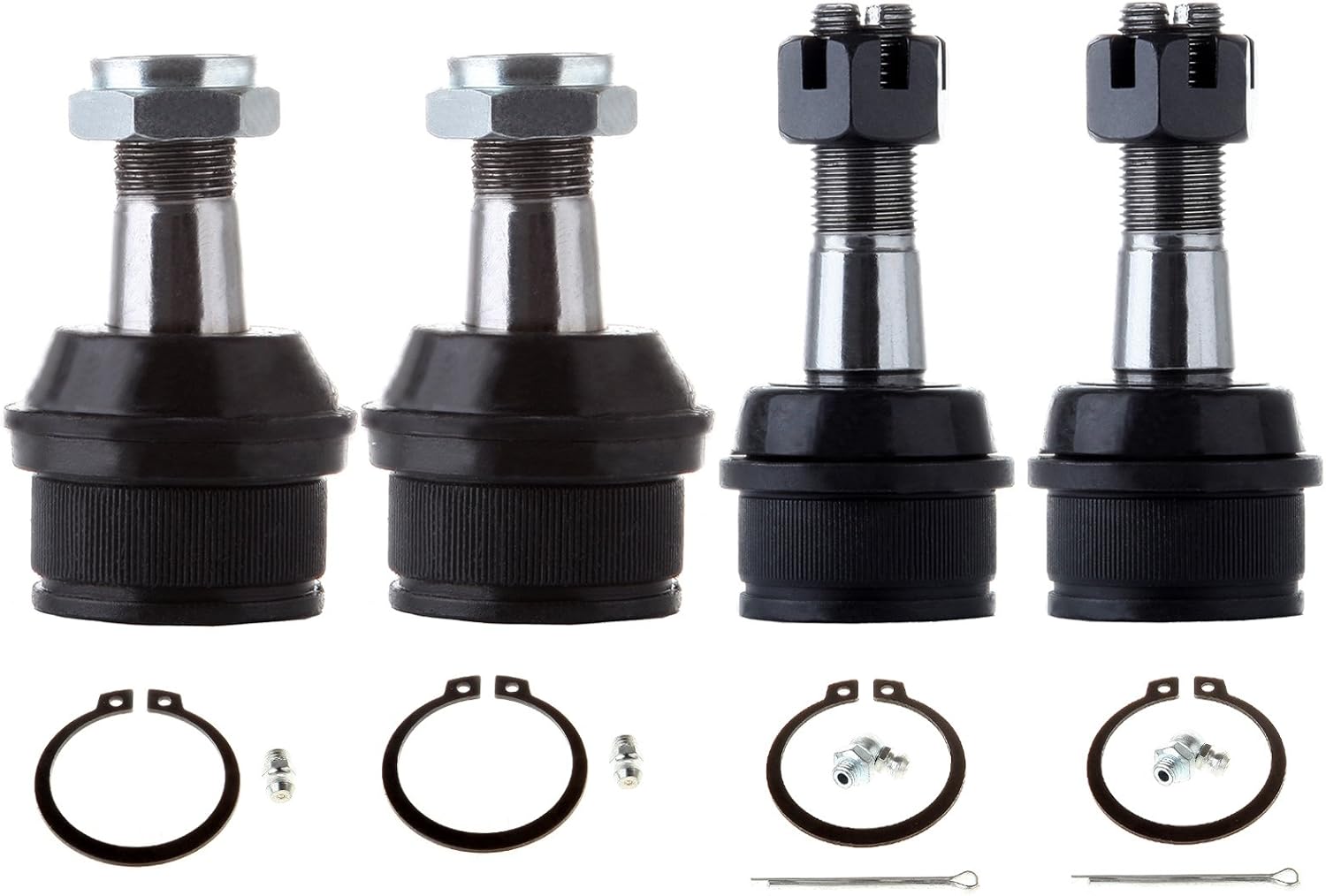 ECCPP Lower Upper Ball Joint for Dodge Ram 3500 for Ford Bronco/Excursion/for F-150 for F-250 for F-350 for F-350 for F-450for F-550 Super Duty 4PC