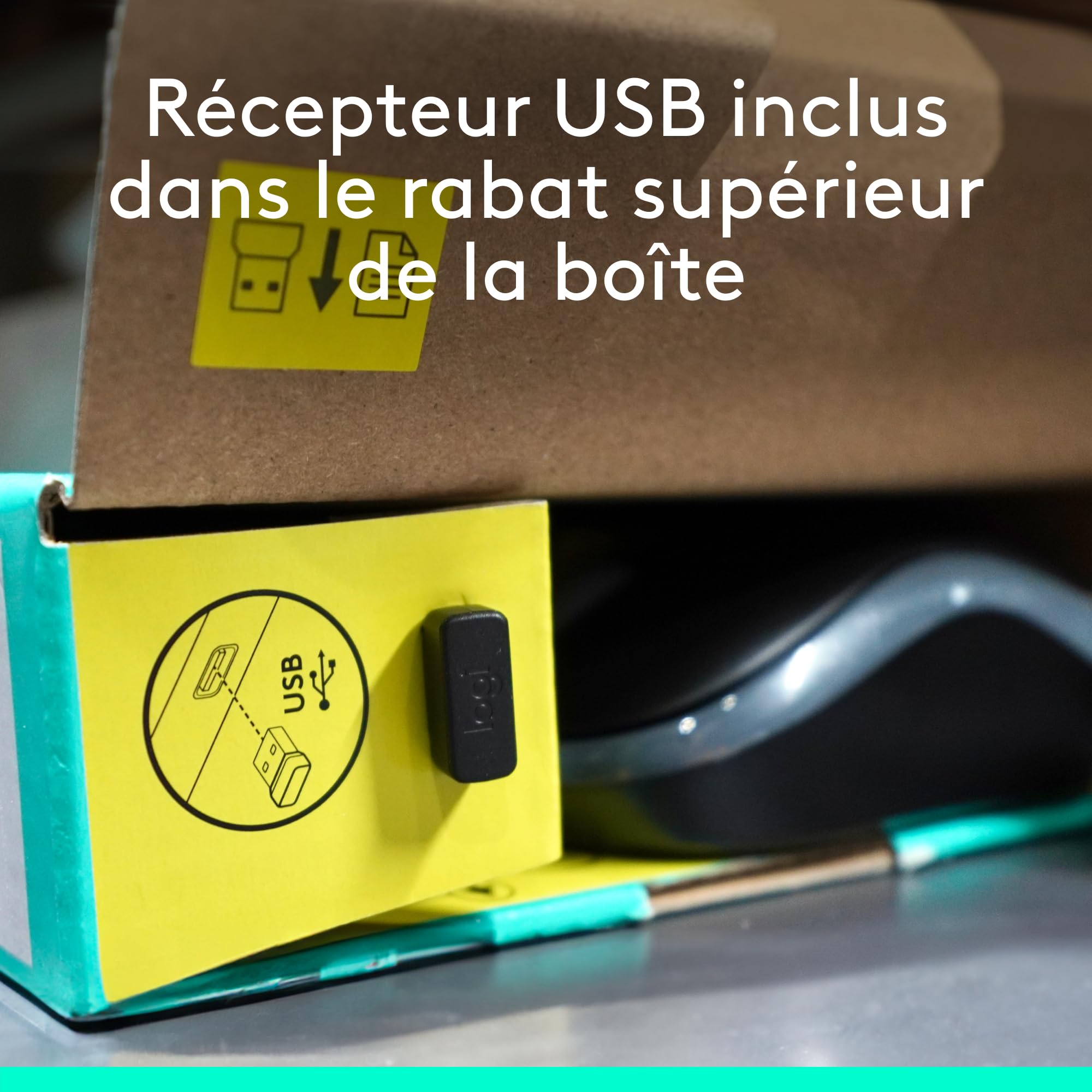 Logitech MK295 Silent ensemble souris et clavier sans fil SilentTouch AZERTY Français Gris