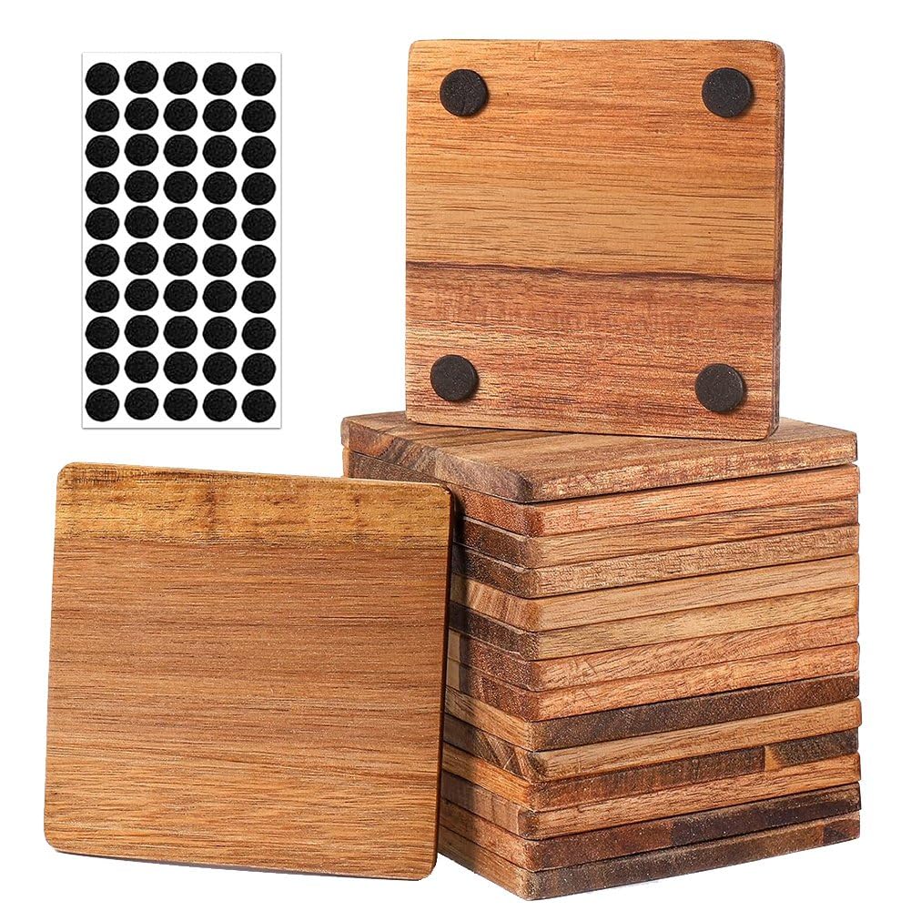 Coasters en bois de 4 pouces pour vos soirées et ateliers créatifs