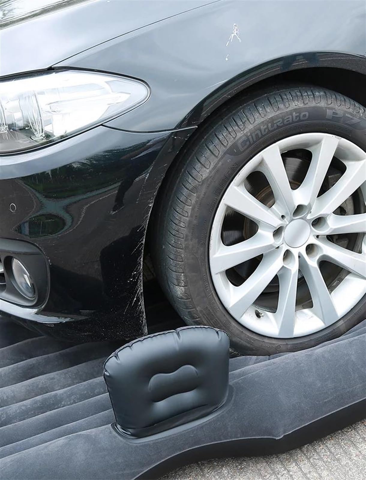 Letto Gonfiabile Materasso Gonfiabile Universale per Auto SUV Gonfiabile Multifunzionale Letto Gonfiabile Accessori per Auto Tappetino da Campeggio Esterno con Pompa Ad Aria(color1)