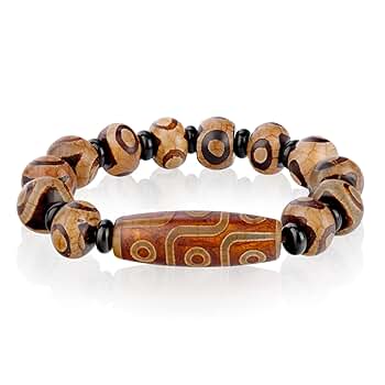 チベット　お守りブレスレット Amazon.co.jp: 仏教の聖地 チベットのお守り天珠ブレスレットと