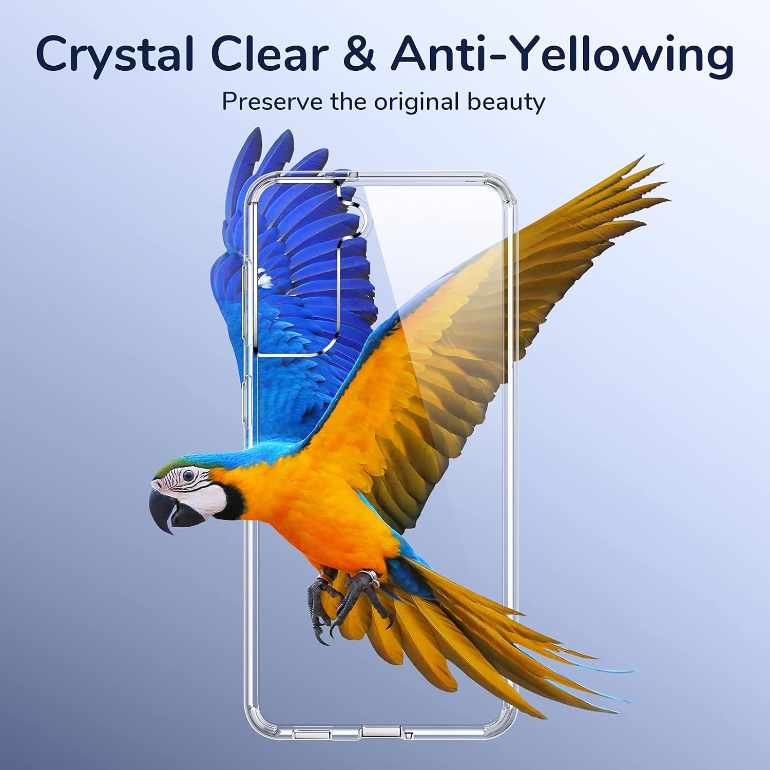 SYNCWIRE Samsung Galaxy S21 Clear Case (NOT for S21+ Plus/ S21 Ultra) [Anti-Yellowing] [Military Grade Shockproof] Slim-fit Protective Phone Case for Galaxy S21 5G (6.2 inch)