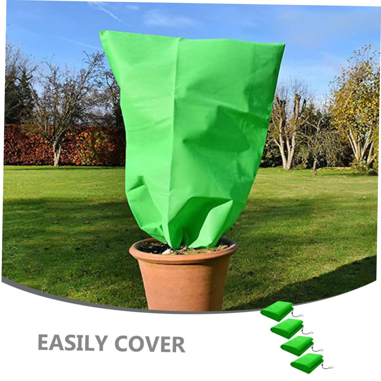 TOYANDONA 5 Ensembles Couvercle De Protection Contre Le Gel Froid Cloches De Jardin pour Plantes Veille Protectrice Anti- pour Les Plantes Couverture De Gel De Jardin 4 Pièces * 5