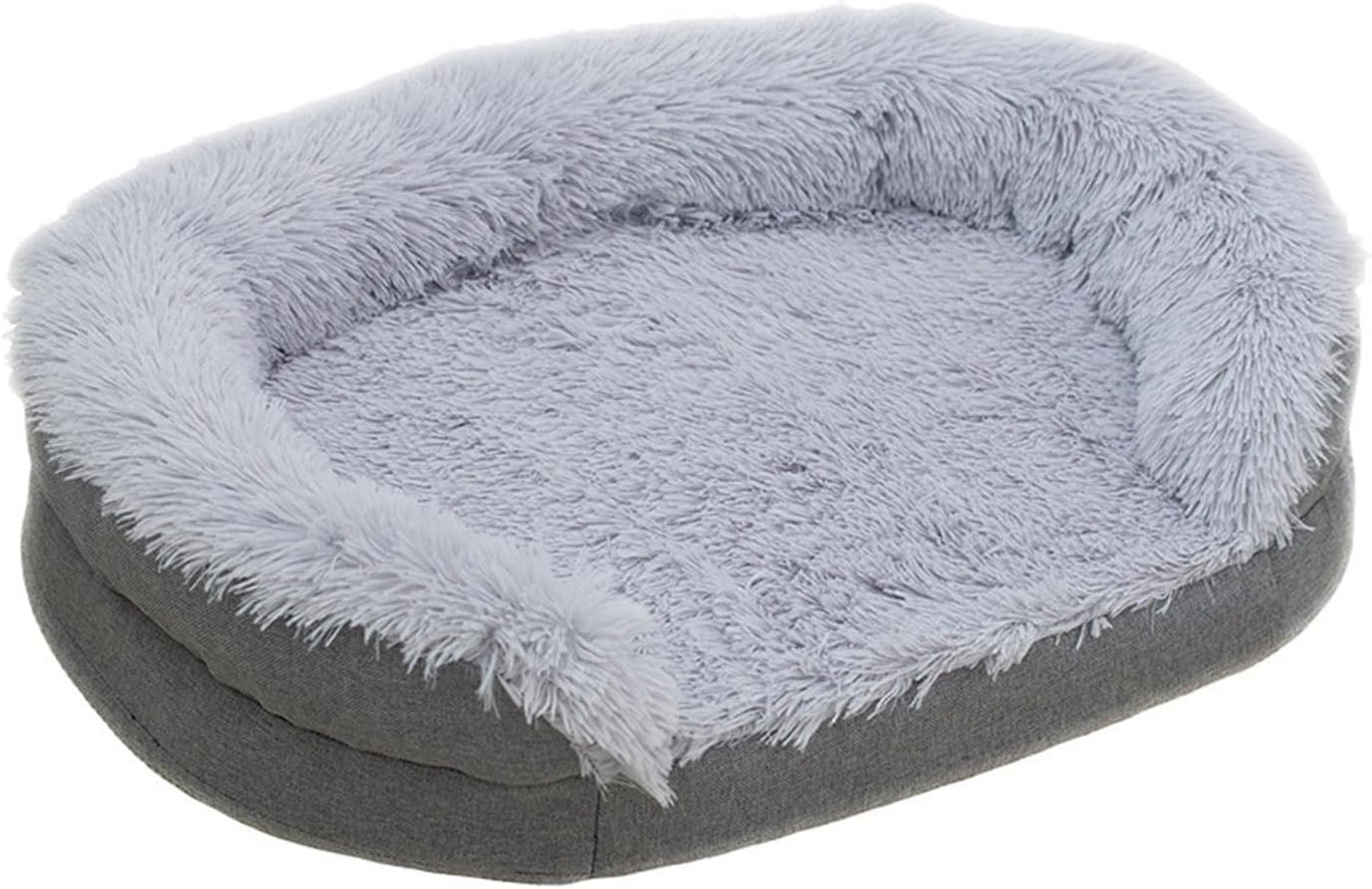 Extra Large Dog Bed Winter Warmth Plush Sofa Rest with Removeable Cover for Breeds Rest Sleep Comfort Winter Dog