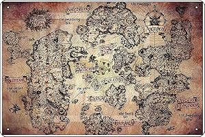 Azeroth's World: Vintage Warcraft Poster