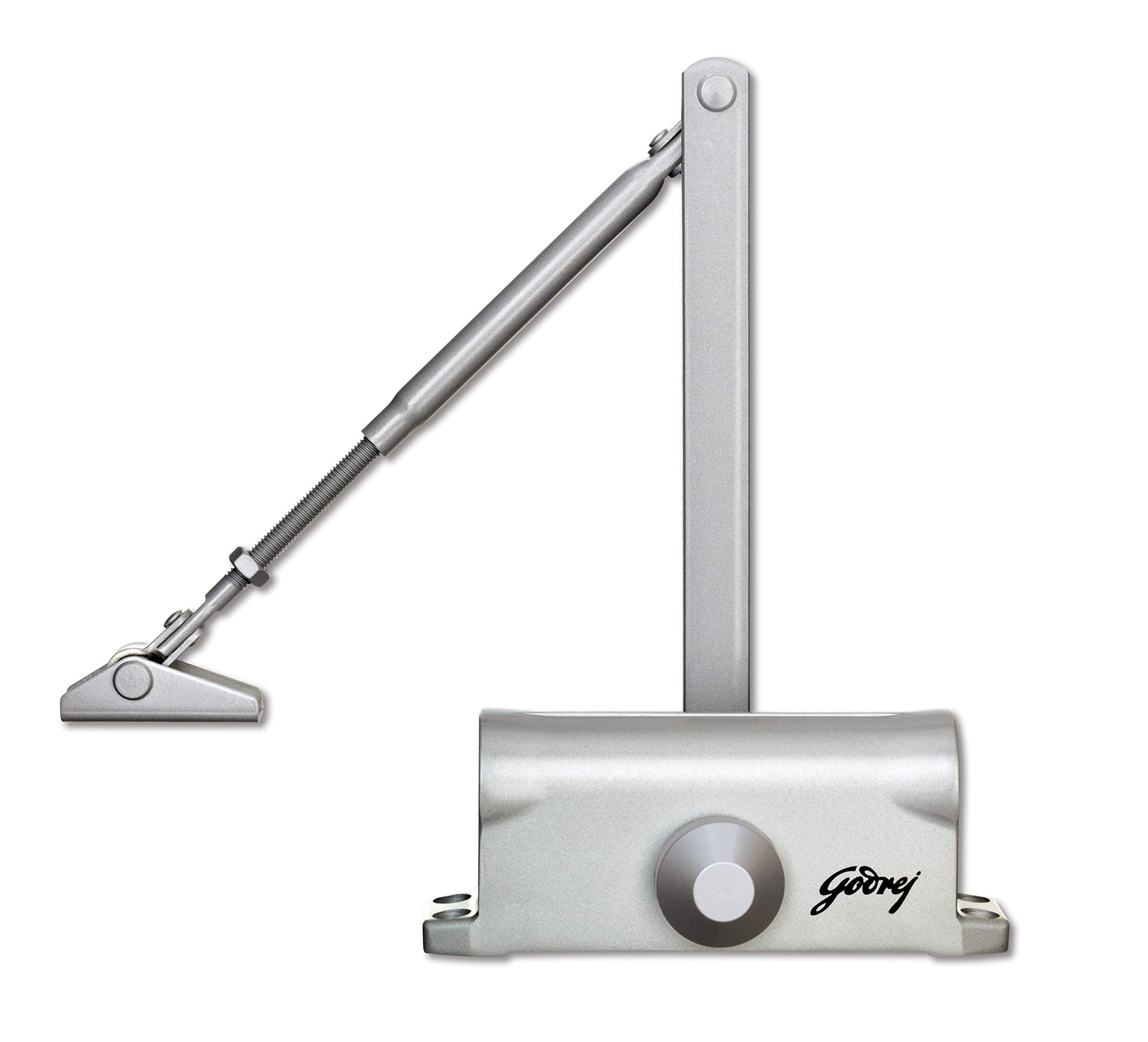 Godrej Locks 8340 Aluminium Door Closer Single Speed (Silver