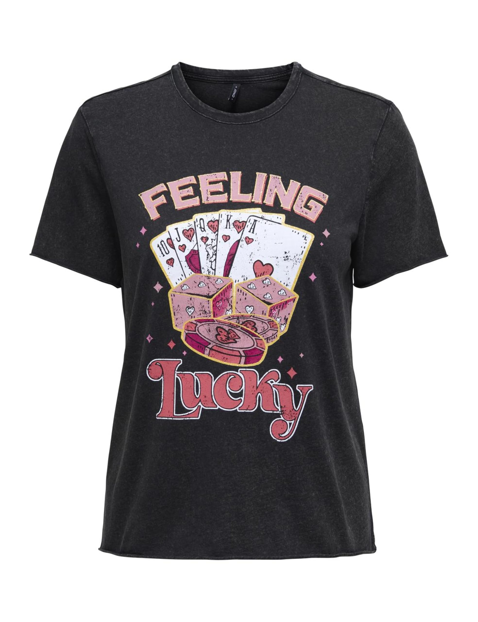 ONLY Damen Onllucy Life Reg S/S Print Top Box Ccjrs