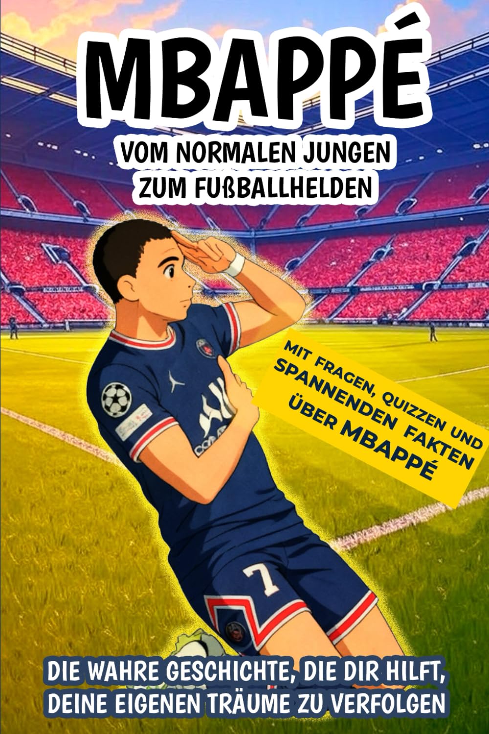 Mbappé: Vom normalen Jungen zum Fußballhelden: Die wahre Geschichte, die dir hilft, deine eigenen Träume zu verfolgen