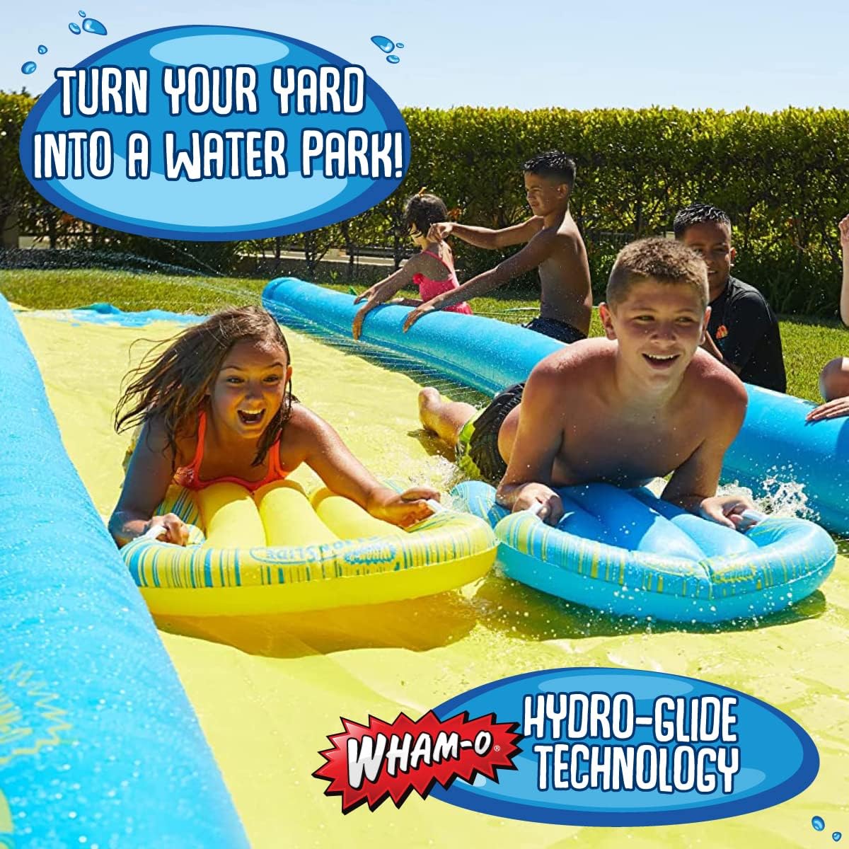 Wham-O - Slip N' Slide - Super Slip N' Slide 26 Feet -2 Boogies & Double Action Pump