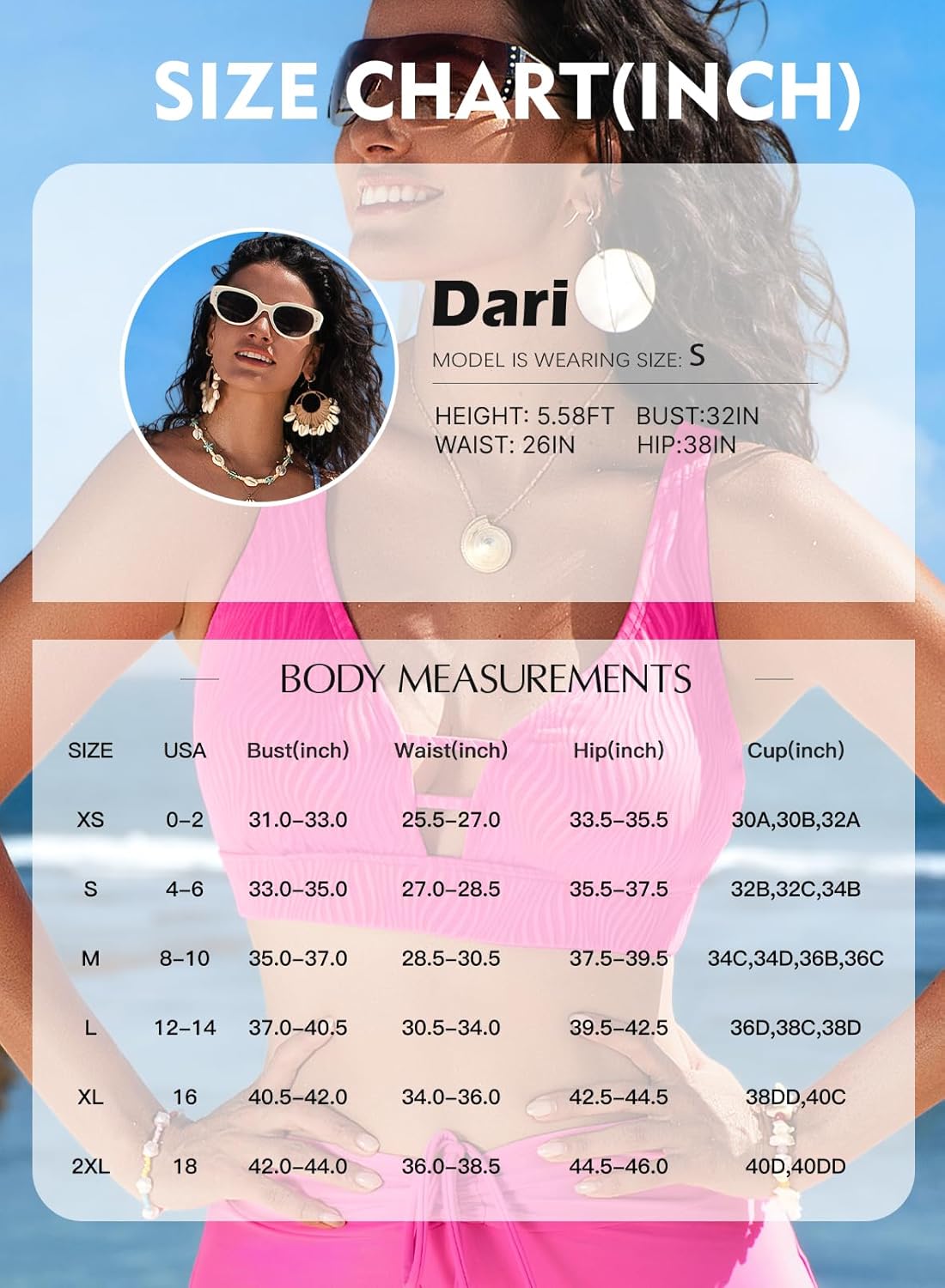 Herseas Push Up Bikini Top Women Textured Sexy Swim Suit Tops Scoop Neck Swimsuit Top Fashion Bathing Suit Tops - Image 6