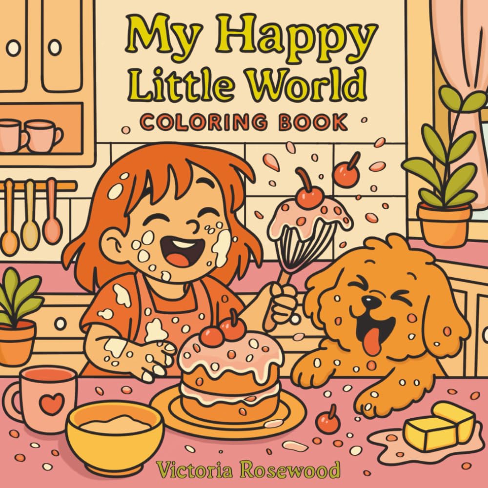 My Happy Little World: 50 Hand-Drawn Illustrations of Cozy and Happy Indoor & Outdoor Moments