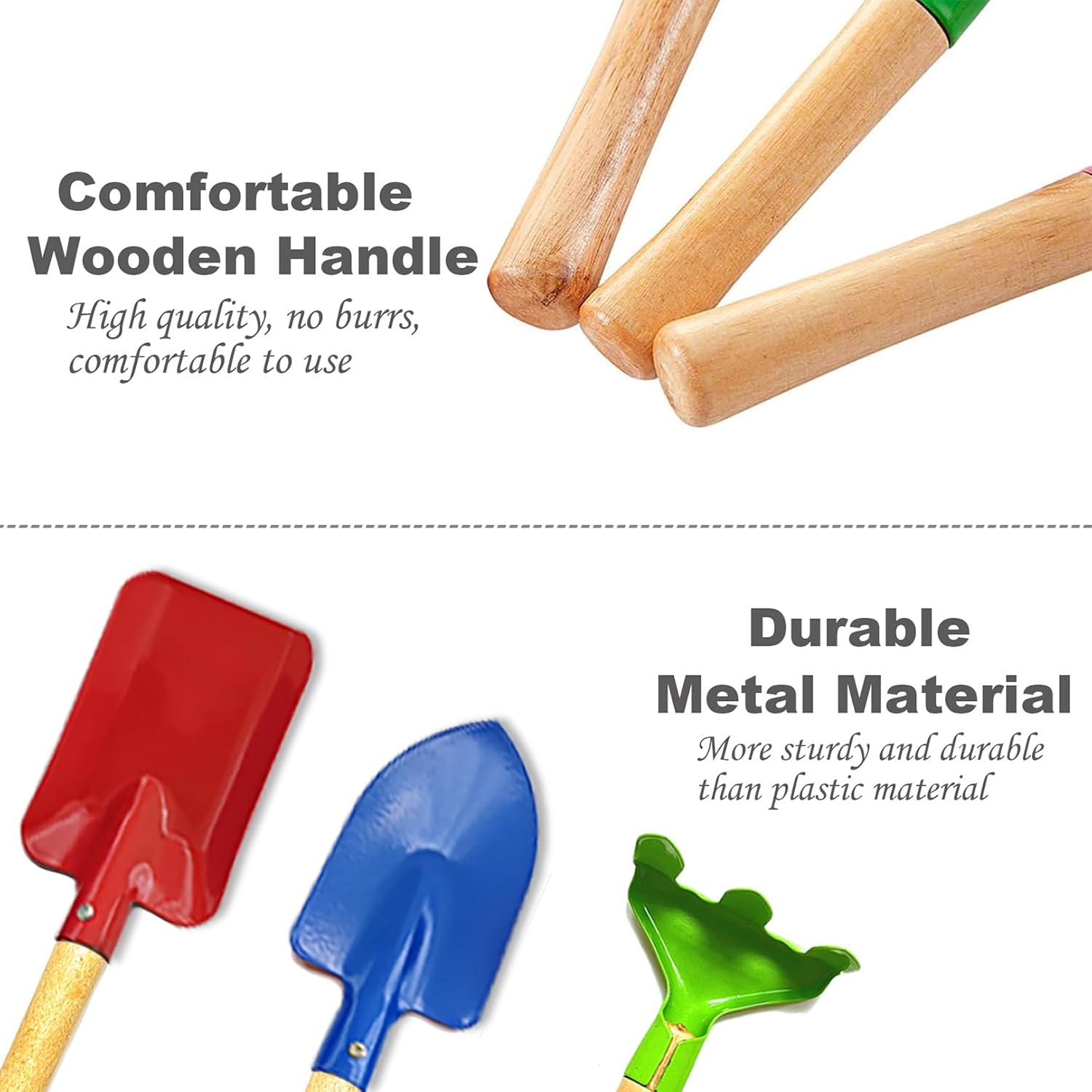 Collapsible Beach Buckets for Kids with 3pcs Metal Shovels, Collapsible Beach Toys for Kids Toddlers, Silicone Pails for Beach Travel Essentials