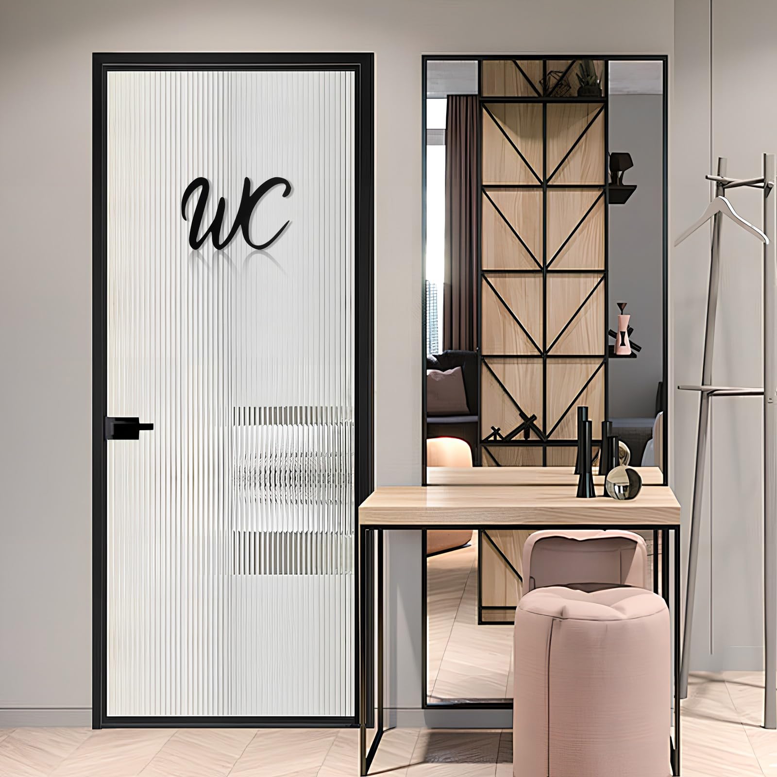 Cartello per Toilette, Cartello per Porta Autoadesivo, Cartello per Porta Del Bagno Autoadesivo, Adesivo per Porta Della Toilette per Aree Interne Ed Esterne (15 * 10 cm)