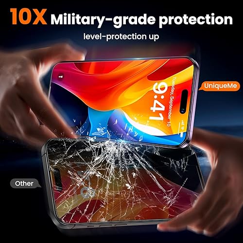 Miniatura 33 de [Paquete de 3+2] Unique Me compatible con Samsung Galaxy S10 de cobertura completa, protector de pantalla de TPU flexible y protector de lente