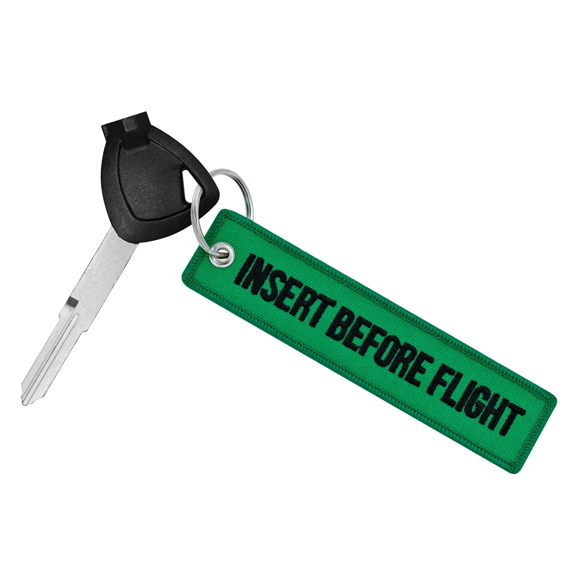 Premium Motorcycle Keychain - Durable Embroidered Key Tag for Riders of Cars, ATV, Dirt Bikes, Scooter &amp; More