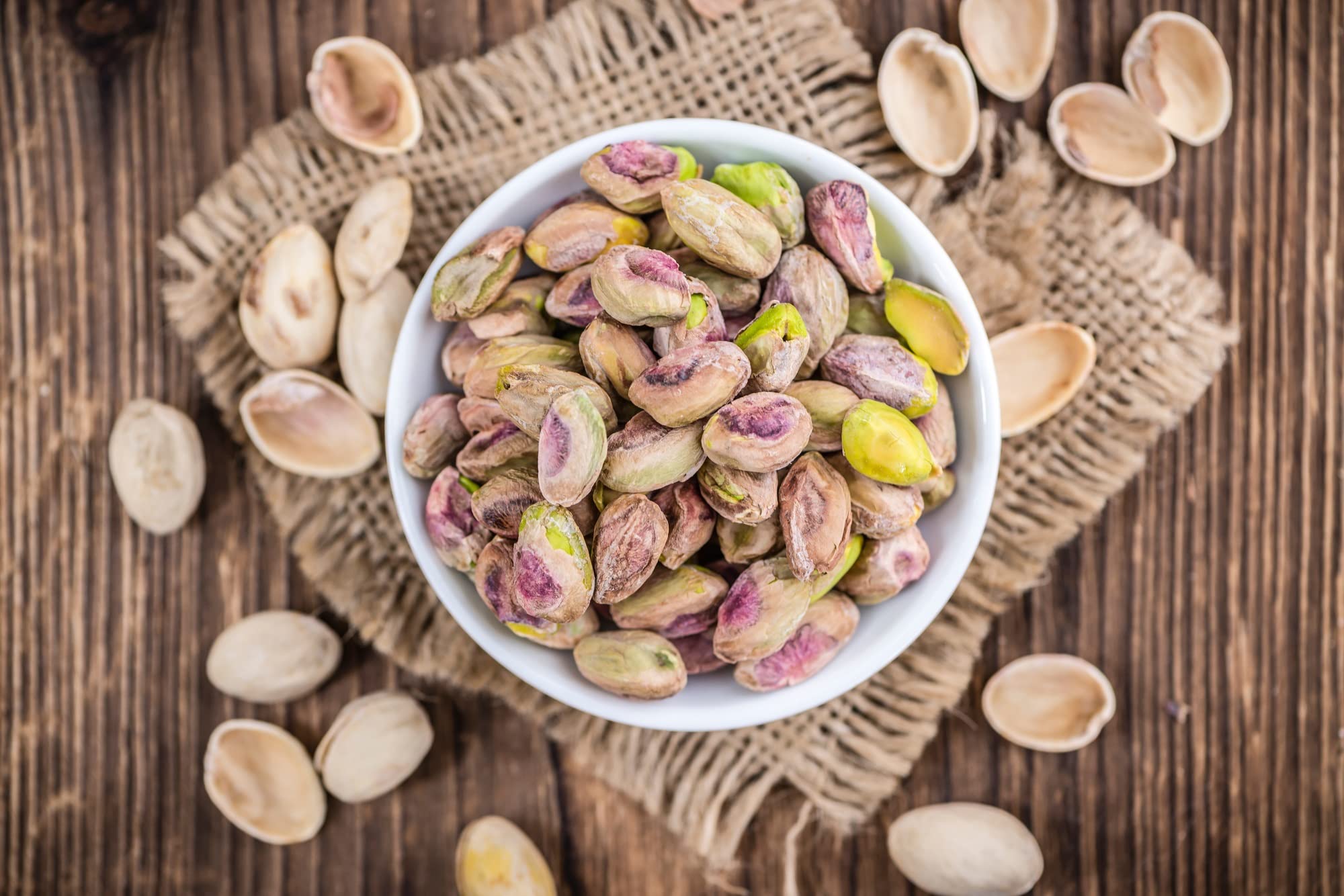 Mynatura Pistazienkerne, mit Haut I Pistazien I Snack I ohne Schale I Backen I Nussmischung I Vegan I Beutel (2x 1000g)