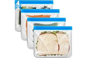 AURUZA Reusable Sandwich Bags: Practical Storage for Fresh Meals