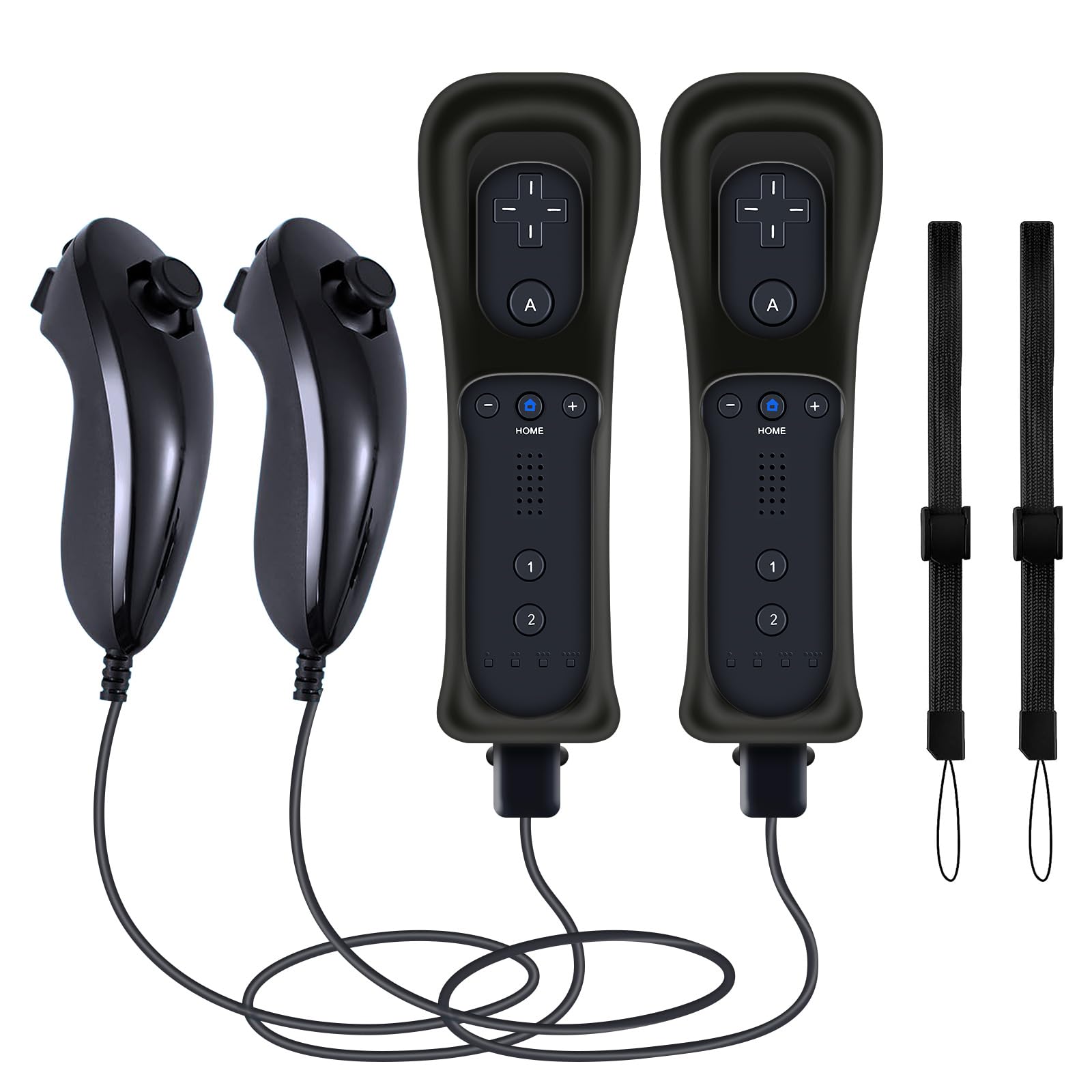Amazon.com: (Black* 2) Remote Controller with Motion Plus for Wii