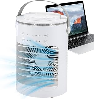 Misting Fan Portable Cooling | Personal 3-Speed Quiet Removable Mister | | Cooling Desk Fan Portable PersonaFan With Mist For Home Office Dorm Desk Outdoor Travel Camping Picnic Hiking Summer Misting