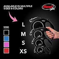 Vista 5 de FLEXI Correa Retráctil New Classic de Cable para Perros Pequeños de hasta 33 libras. – 26 pies, negro Correa para Caminar Mascotas Sin Enredos