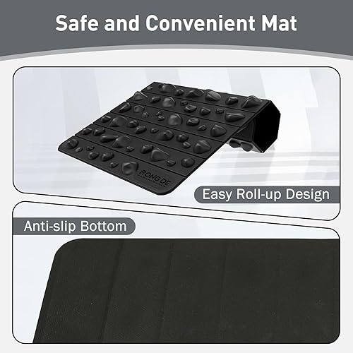 Miniatura 4 de iLivin Alfombrilla portátil antifatiga para escritorio de oficina con puntos de masaje, cómoda almohadilla antideslizante para pie de cocina, tapete