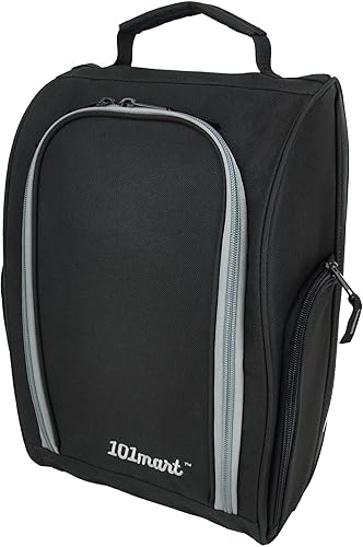 Bolsa de zapatos de golf para hombres y mujeres  Bolsa portadora de zapatos deportivos y de viaje con cremallera con ventilación y bolsillos