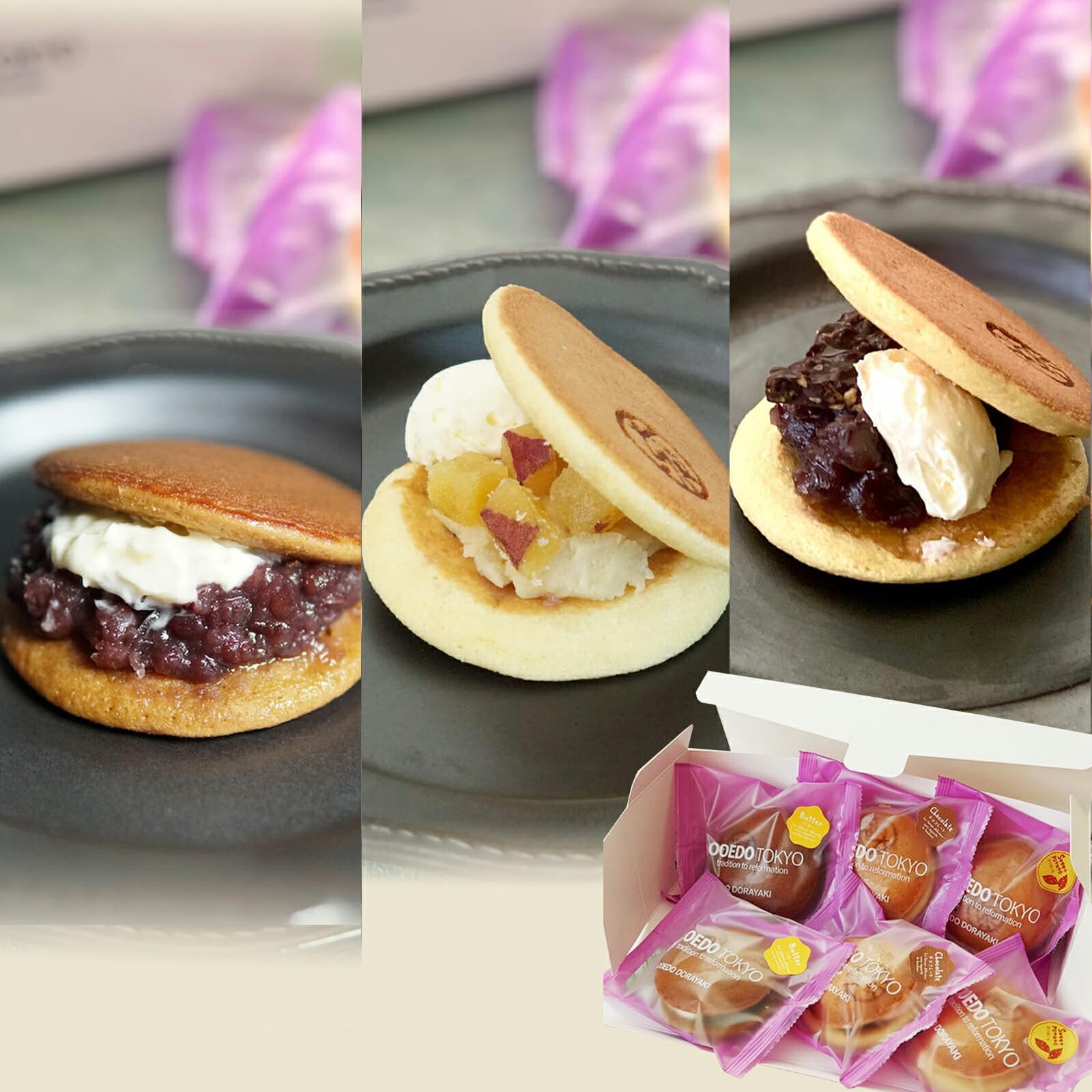 Amazon | 大江戸 どら焼き (3種類 詰め合わせ) お菓子オリンピック多数