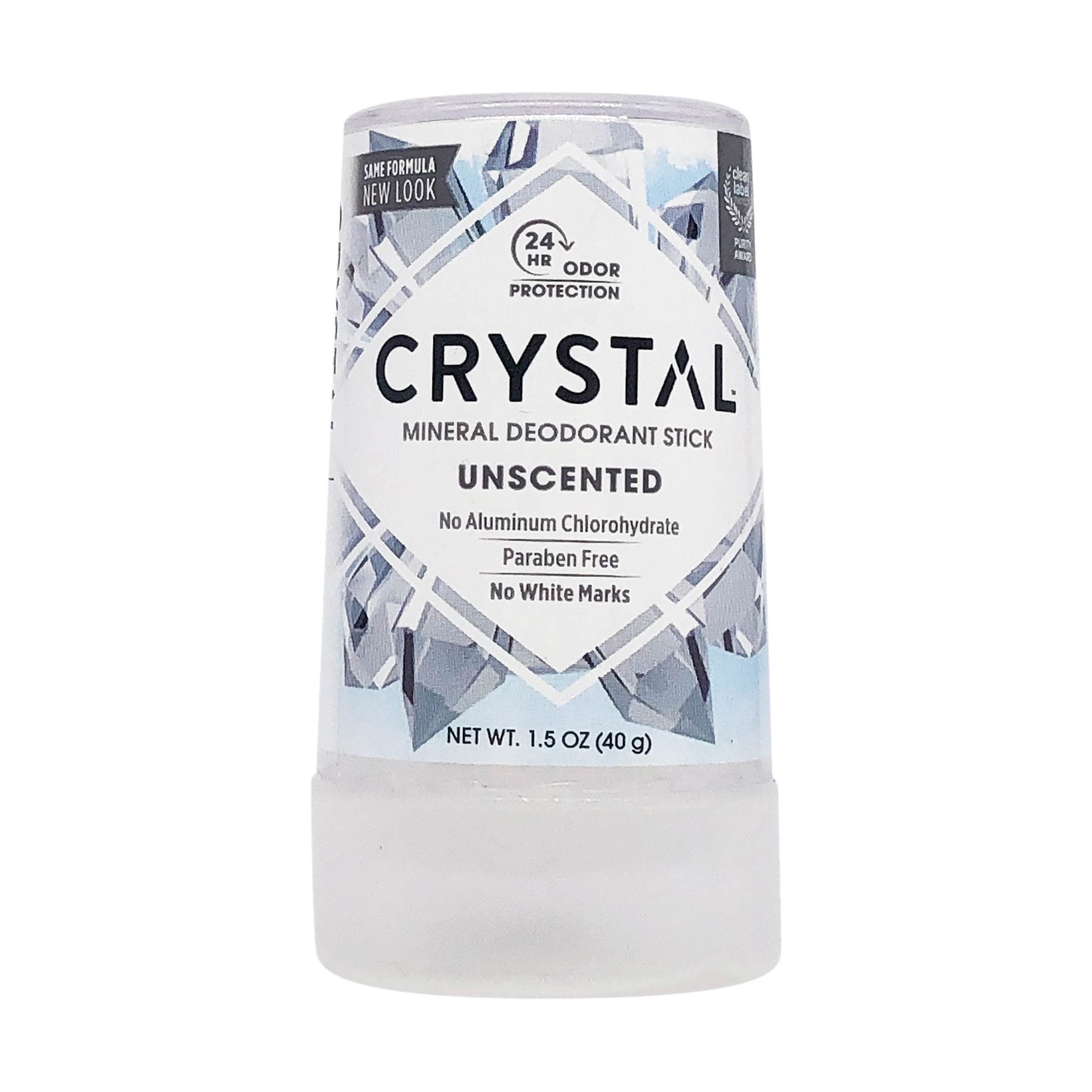 Buy CRYSTAL Mineral Deodorant Stick Unscented Body Deodorant With 24