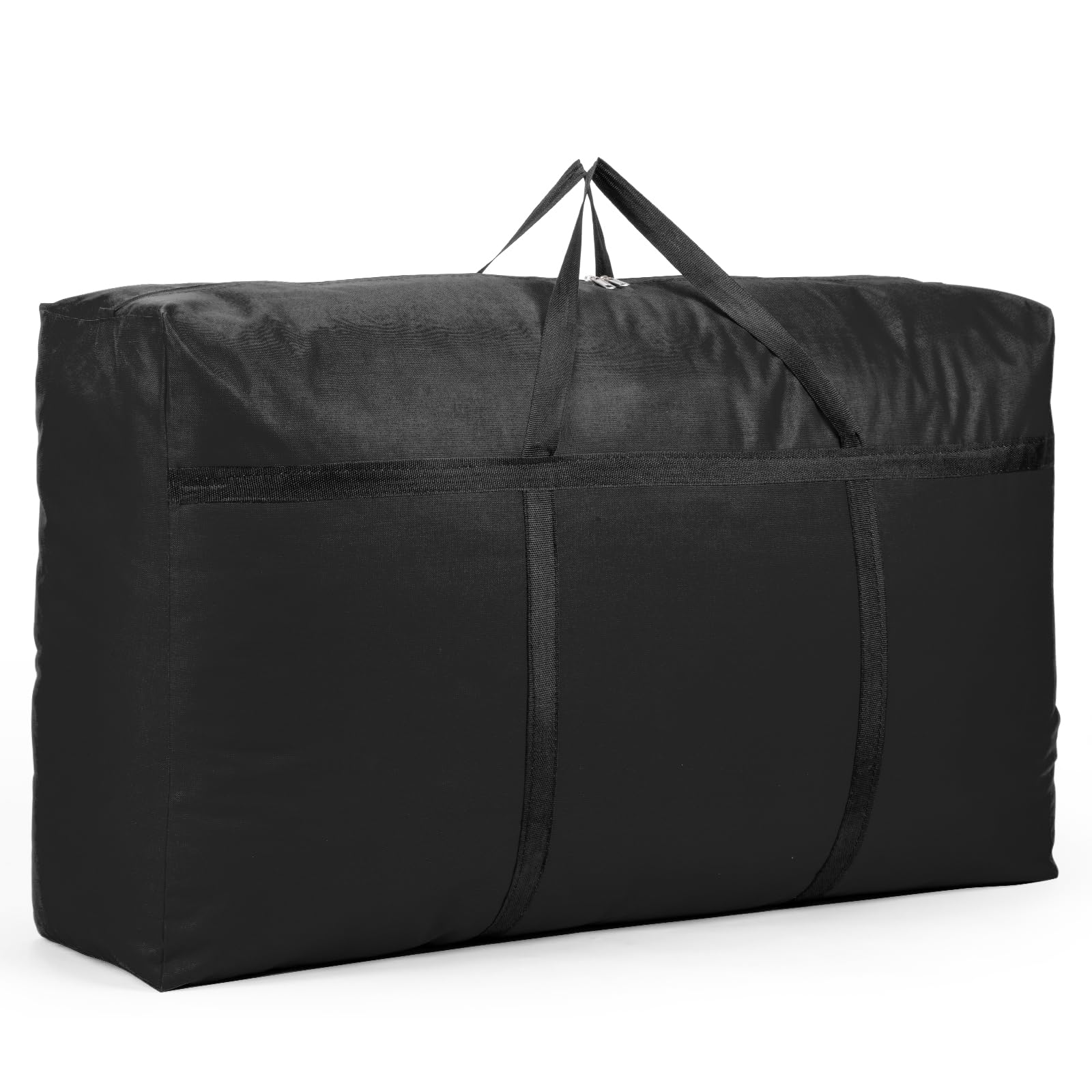 180L Extra Large Storage Bag Waterproof Luggage Bag Heavy Duty Moving Bag (black)