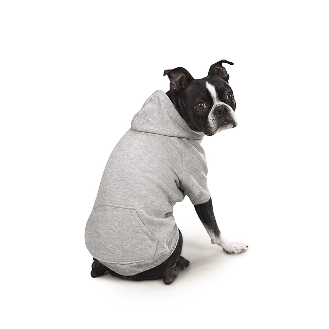 Foto 3 de 5 de Zack & Zoey Sudadera básica para Perros, 8 Pulgadas, Talla XL, Gris Jaspeado