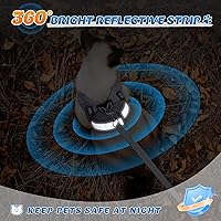 Vista 4 de Supet - Juego de arnés y correa para gatos y para perros pequeños, arnés de malla suave con chaleco ajustable y correa reflectante, de ajuste cómodo