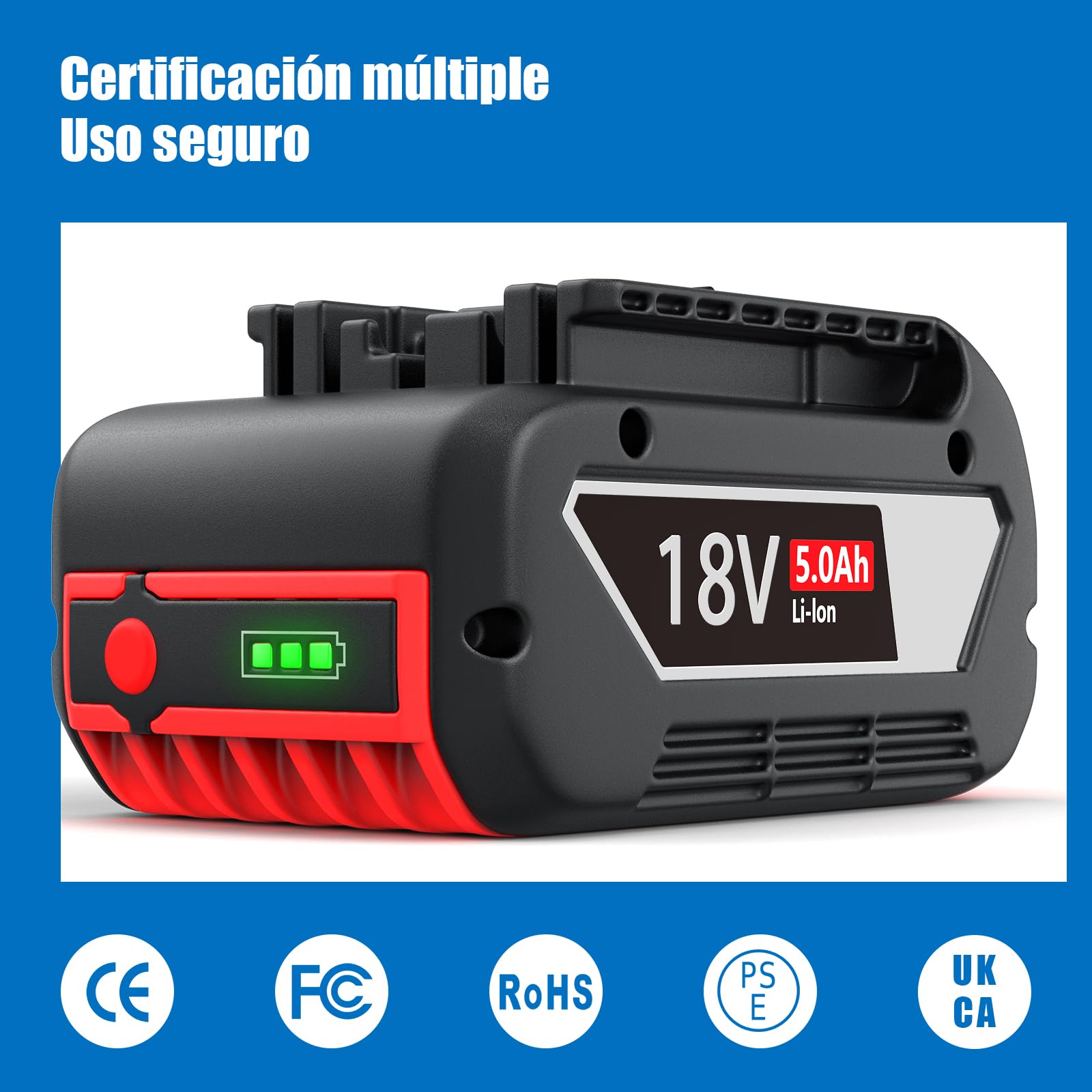 Batería de Repuesto para batería Bosch 12V: 3,0Ah Li-Ion batería Compatible BAT420 BAT411 BAT411A BAT412 BAT413 (2 Unidades)