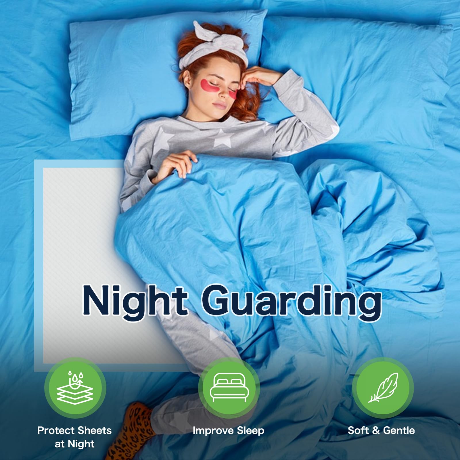 MILDPLUS Almohadillas desechables de 23 x 36 pulgadas (100 unidades) almohadillas absorbentes moderadas para incontinencia, portabrocas desechables, almohadillas para orina para niños, adultos y