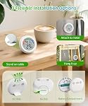 Digital Indoor Room Thermometer Hygrometer — Accurate Temperature Humidity Sensor with Comfort Indicator, ℃/℉ Switch for Baby Home Greenhouse Cellar Garage Nest Reptile