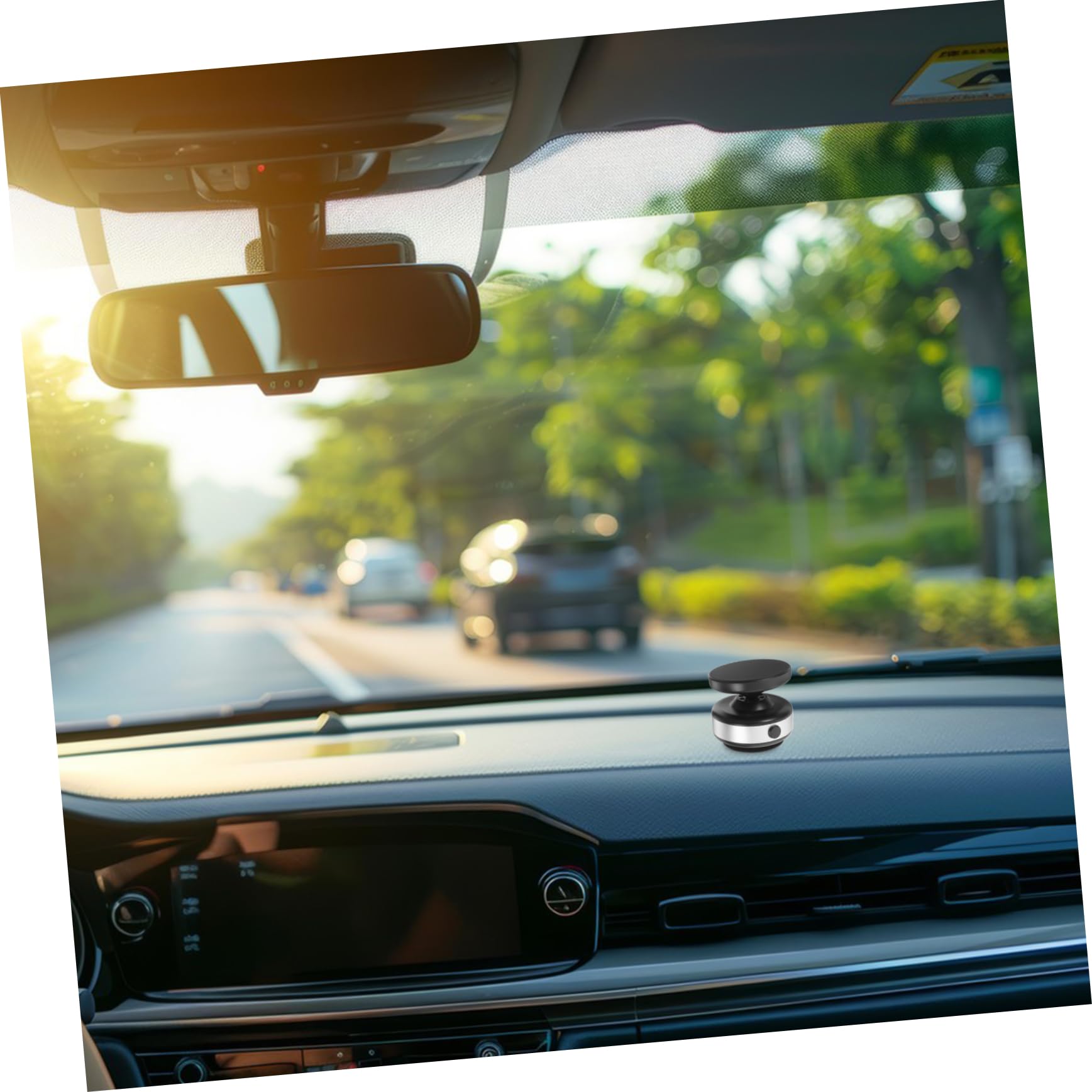 Ciieeo Supporto Telefono Cruscotto Auto Magnetico per Smartphone | Angoli Regolabili, Plastico, Ampia Compatibilità Cellulare, Accessorio per Auto e Montaggio su Dashboard