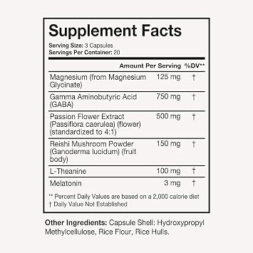 Terra Heath Essentials Fast Asleep - Sleep Support, Helps with Sleeplessness & Restlessness - All Natural, 30 Day Supply