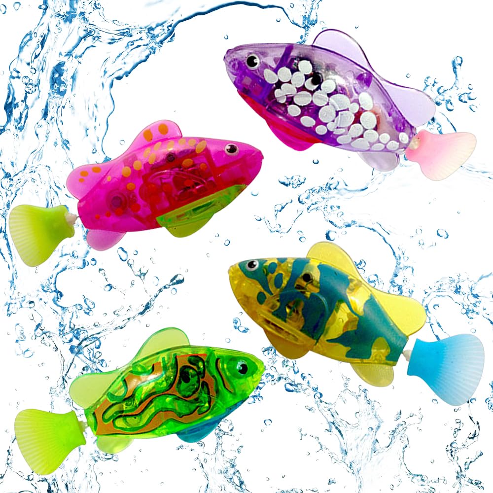 Robo Fish – Pez Robótico Para Acuario O Bañera, Nada En 5 Direcciones, Ideal Para Niños Y Mascotas