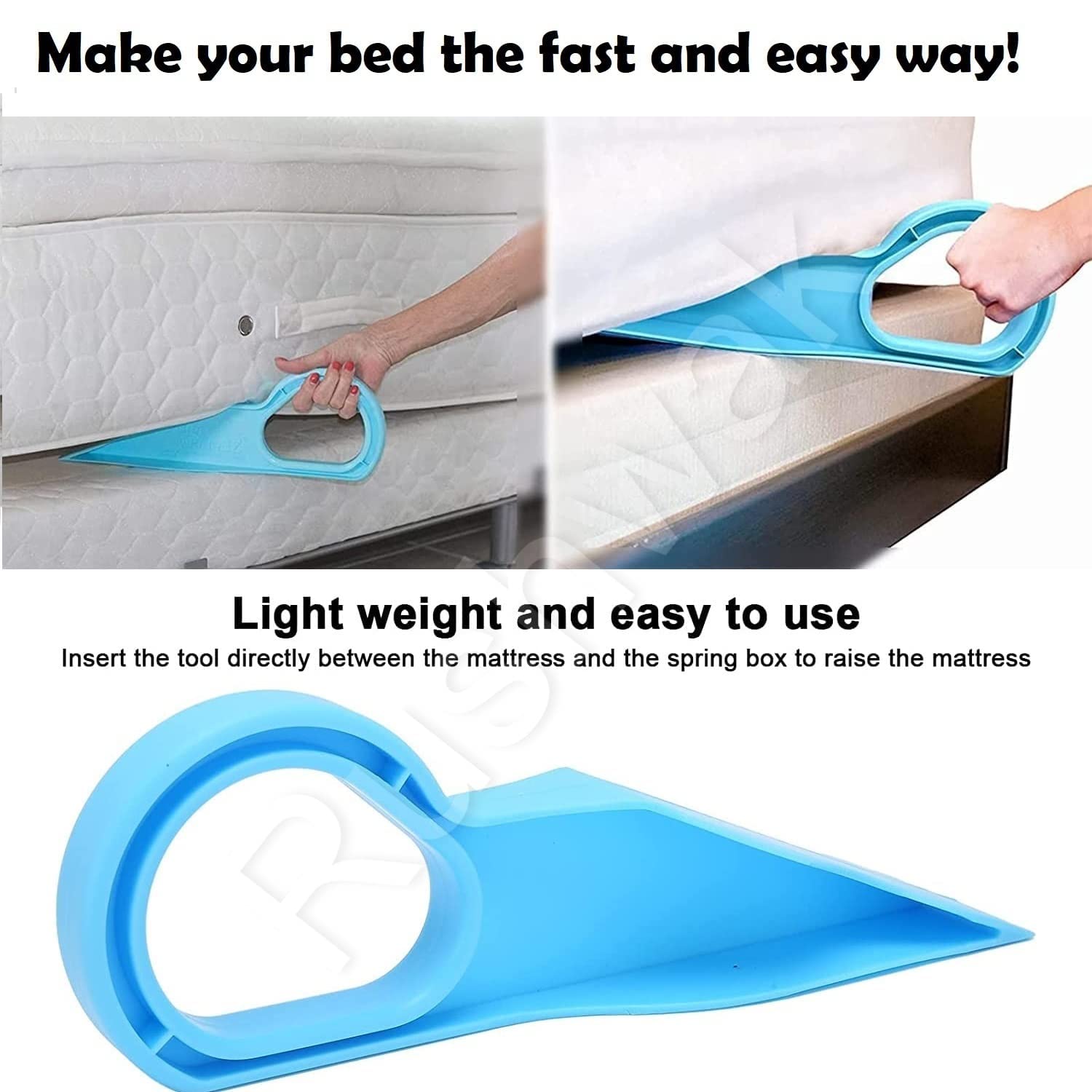 Nityasiddh Mattress Wedge Elevator Bed Lifter Tool Bed Making Tucker, Helps Lift and Hold Mattress, Bedsheet Stand (Pack of 1 Pc)