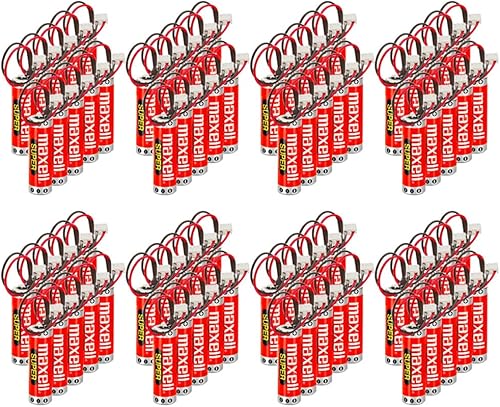 Batería de litio de 3.6 V ER6C AA PLC de 1800 mAh para FX F2-40BL PLC con enchufe blanco