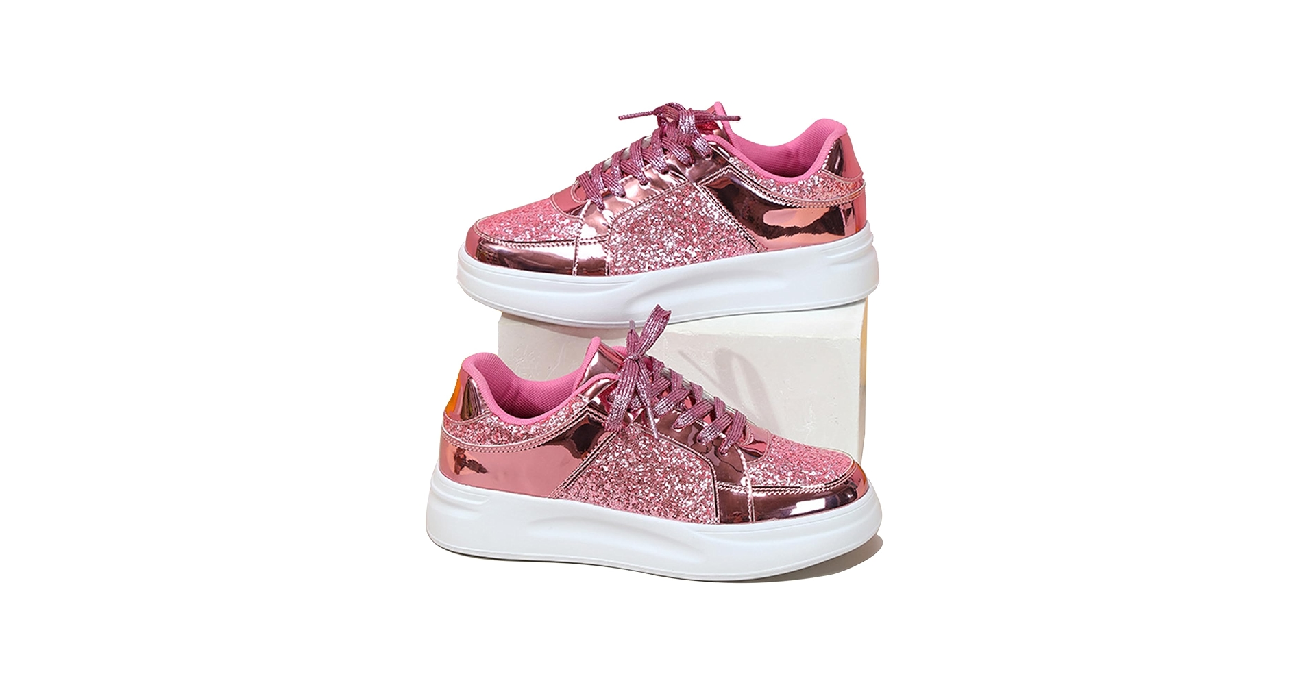 Amazon.com: Glitter Tennis Sneakers for Women's Fashion Slip